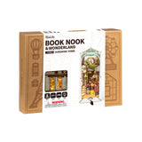 Rolife Sunshine Town Book Nook, romantische Gasse mit LED-Licht im Regal