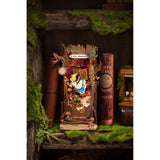 Book Nook Bausatz mit Beleuchtung: Fall into Wonder Szene mit Spiegeln und Tiefeneffekt