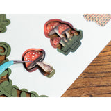 Fall into Wonder Book Nook mit Mad Hatter und Kaninchen als Detail
