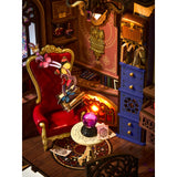 Snap-Fit Aufbau beim Rolife DIY Book Nook Magic Fantasy Corner