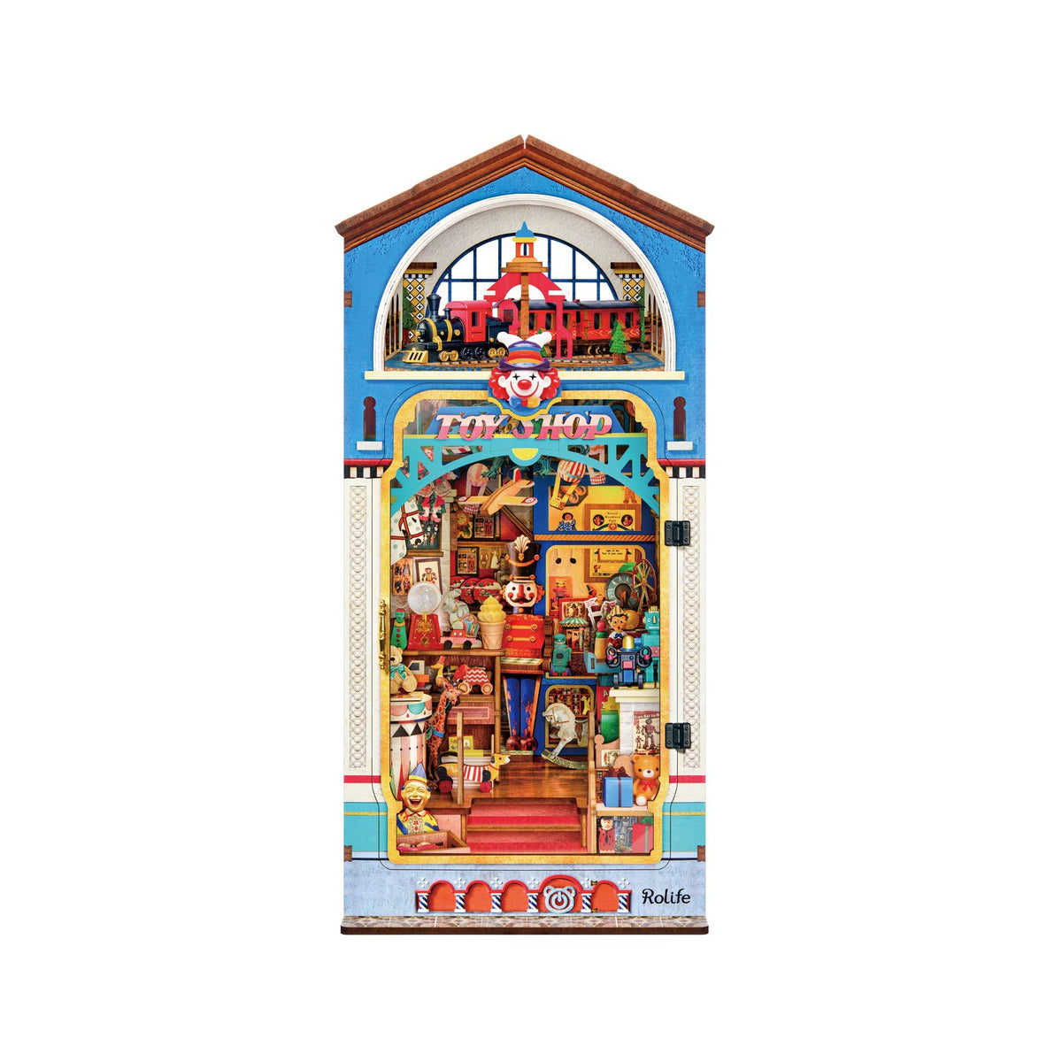 Rolife Miniatur Bausatz Treasure Toy Shop in der Seitenansicht