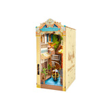 Book Nook Bausatz Venedig Rolife Romantic Venice TGB08-B fertig aufgebaut mit LED-Licht