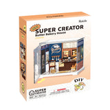 Rolife Mini Super Creator Butter Bakery House auf der Fensterbank als Deko