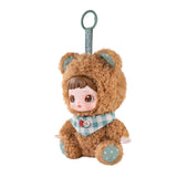 Coco Bear Plüschfigur mit kariertem Halstuch aus der Rolife Charline Serie