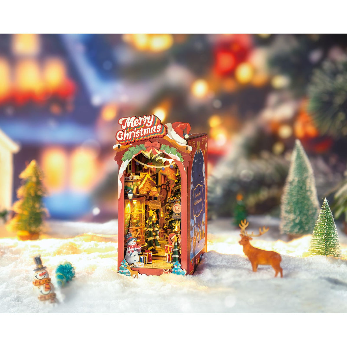 Geschäft Funny Toys im Rolife Christmas Street Book Nook Holzbausatz