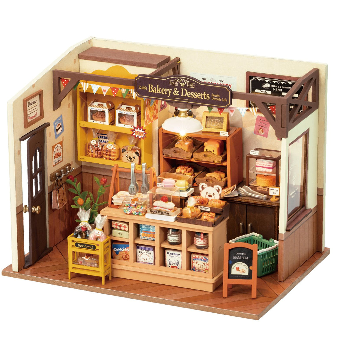 Rolife DIY Miniaturhaus Becka's Baking House DG161 fertig aufgebaut