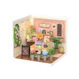 Rolife DIY Miniaturhaus Fresh Flower Shop DW017B – Blumenladen als Bausatz fertig aufgebaut