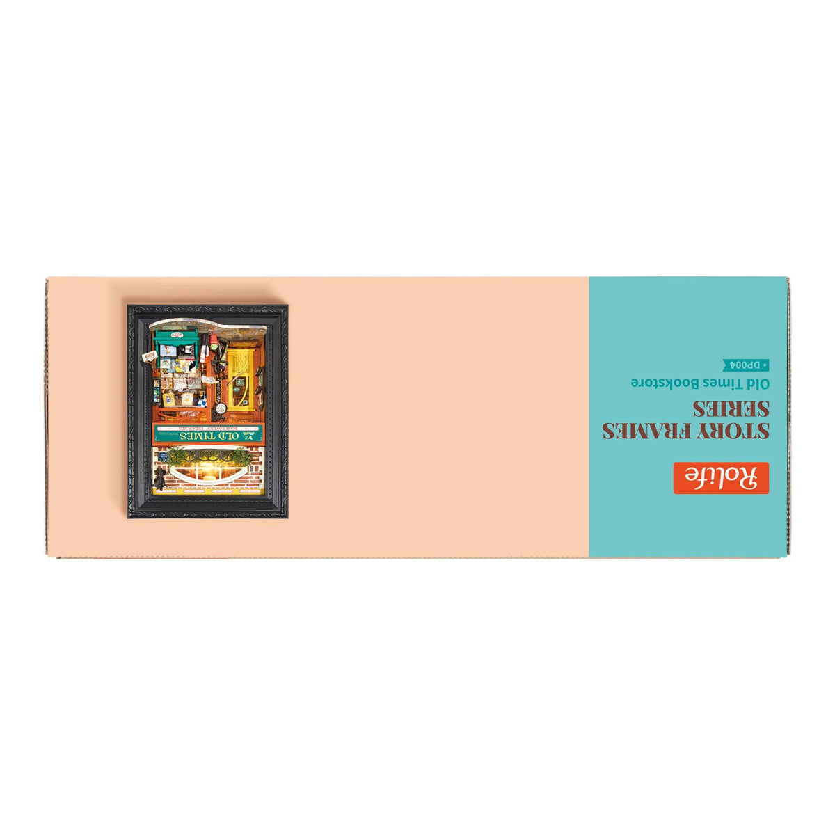 Rolife Old Times Bookstore: Miniaturrahmen Bausatz aus der Story-Frames-Serie