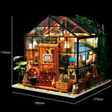 Bausatzteile und farbige Anleitung von Rolife Cathy's Flower House