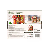 Rolife Cocoa Shop Holzteile und Papier zum Falten der 3D-Schachteln