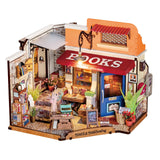 Rolife DIY Miniaturhaus Corner Bookstore DG164-B als fertig aufgebaute Eckbuchhandlung