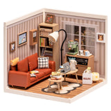 Rolife DIY Miniaturhaus Cozy Living Lounge DW007 fertig aufgebaut