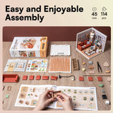 Rolife DW007 Miniaturhaus als Geschenk, Deko für Regal und Schreibtisch