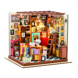 Rolife DIY Miniaturhaus Sam's Study Room DG102 fertig aufgebaut als Buchladen