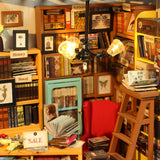 Bastelset für Erwachsene: Rolife Buchladen Sam's Study Room beleuchtet