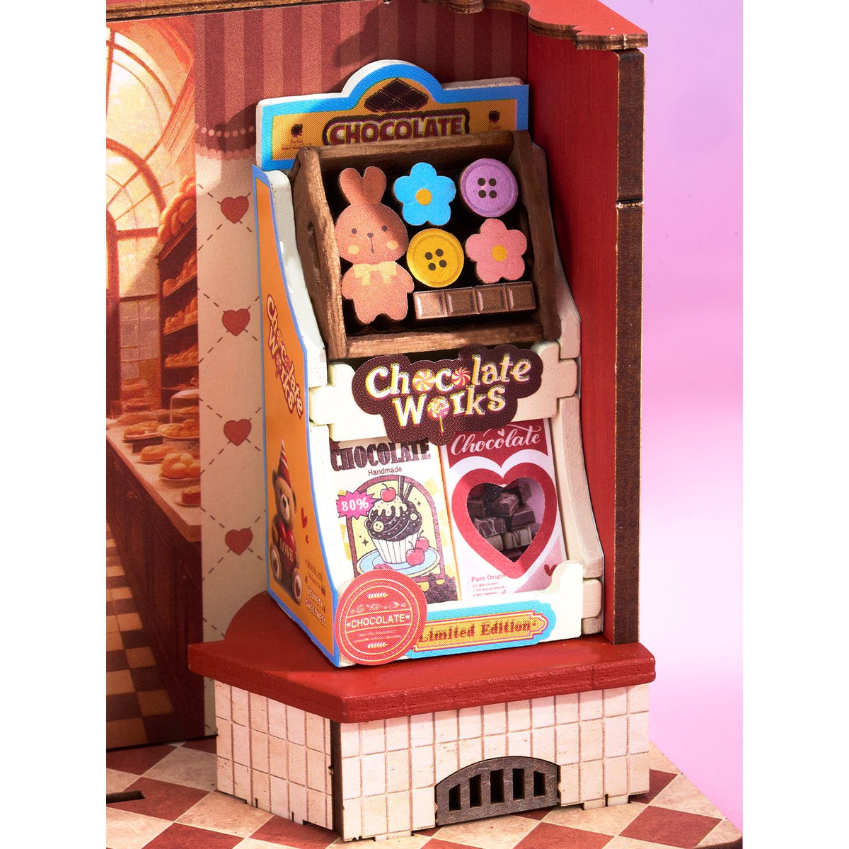 Sticker und Details am Rolife Mini Store Whimsy Toy Shop