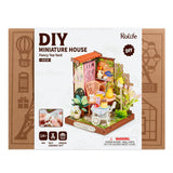 Fancy Tea Yard DS038 – kompaktes Holzmodell mit 11 × 10 × 11,5 cm