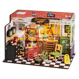 Rolife DIY Miniaturhaus Garage Workshop DG165 – fertige Autowerkstatt im Kleinformat