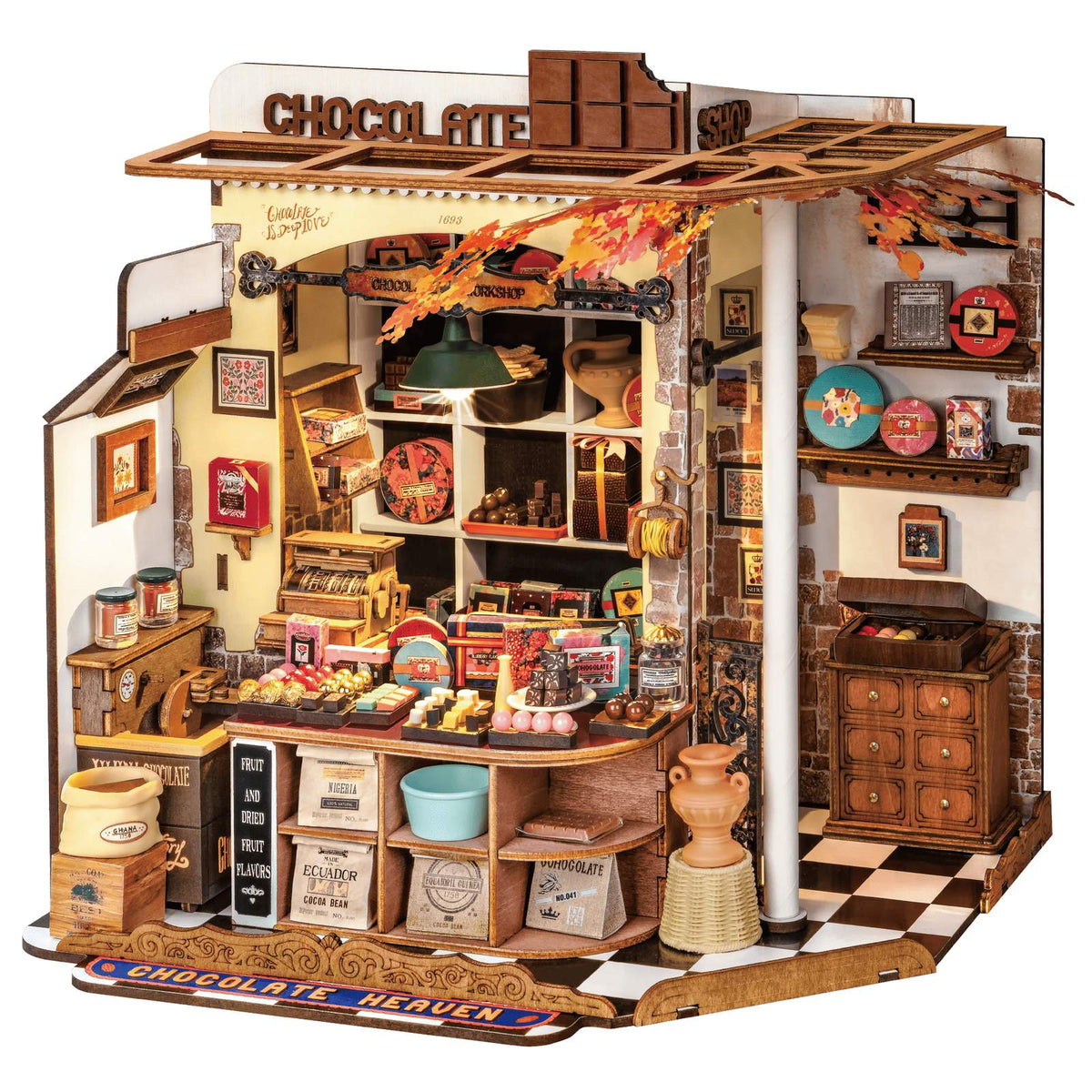 DIY Miniaturhaus Henry's Chocolate von Rolife DG174 – Schokoladenladen Bausatz