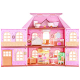 Fairy Rose Cottage Puppenhaus Bausatz von Rolife in der Frontansicht