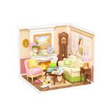 Rolife DIY Miniaturhaus Holiday Tea Time DW023 mit Kamin, Sofa und Sessel
