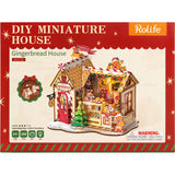 Rolife Lebkuchenhaus Bausatz: Regal mit Marmeladengläsern und Schokoladentafeln