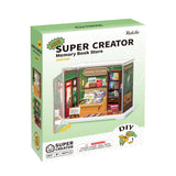 Kunststoff-Bausatz Memory Book Store von Rolife im Snap-on-System ohne Werkzeug