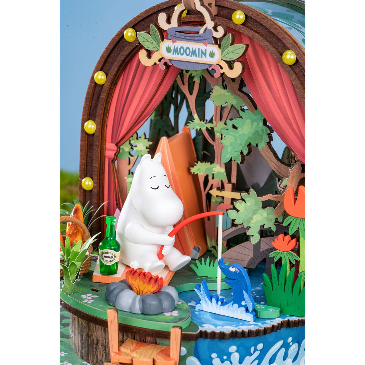 Mumin Geschenk: Rolife DIY Miniaturhaus für Erwachsene und Fans, 95 Teile