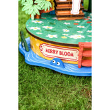 Fertiges Miniaturhaus Gartenparty, 12 × 10,3 × 13 cm, Mumin Geschenkidee