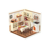 Rolife DIY Miniaturhaus Pop Bubble Bathroom DW014B als Vintage-Badezimmer im Miniaturformat