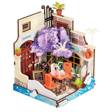 Rolife DIY Miniaturhaus Sea Holiday Restaurant DS039 fertig aufgebaut mit Terrasse