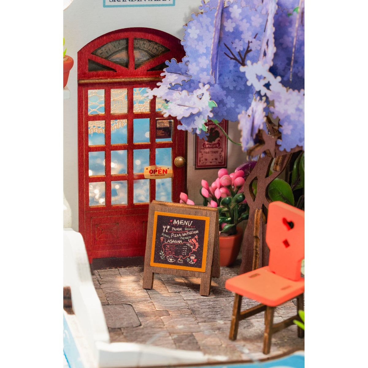 Puzzleteile aus Holzplatten des Rolife Sea Holiday Restaurant DS039