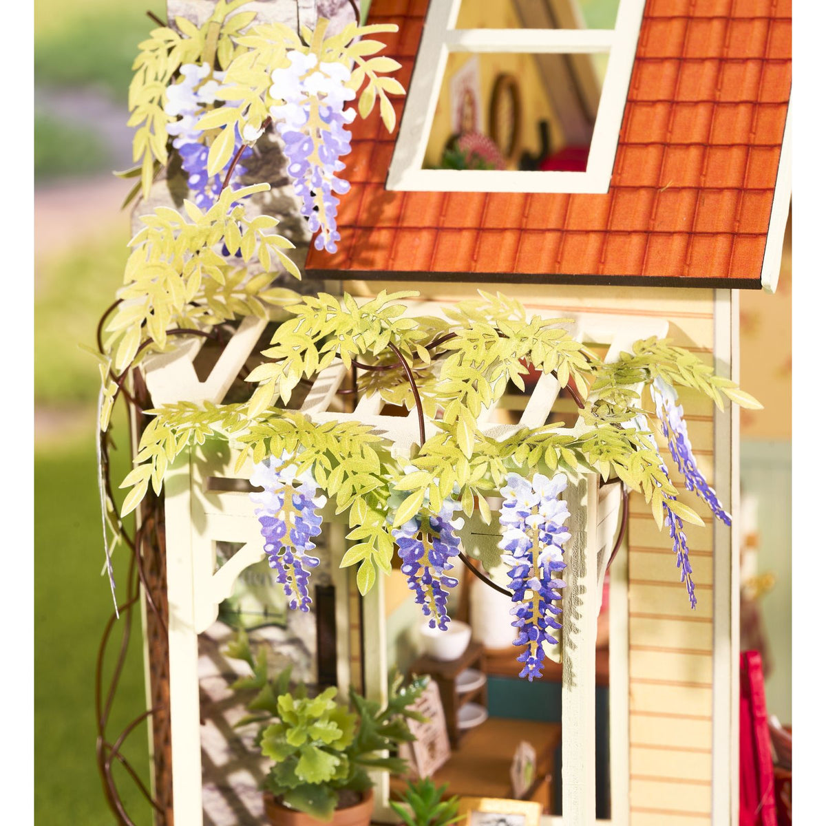 Rolife Miniaturhaus Küche als Dekoration im Regal