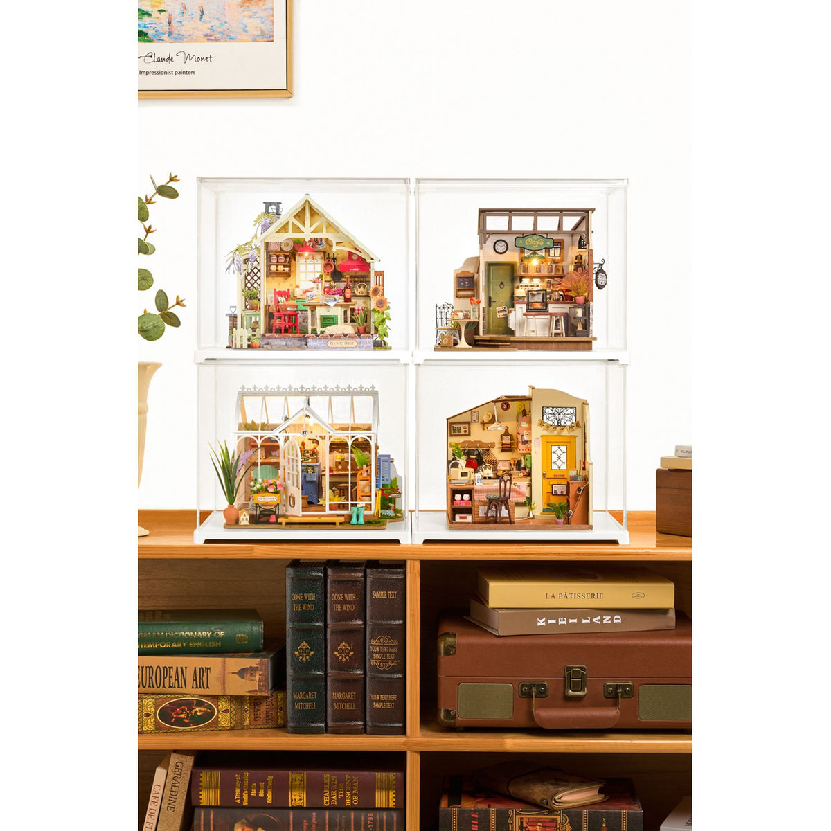 Detailansicht der Küche im Rolife Miniaturhaus Sunlit Farmhouse Kitchen