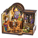 Rolife DIY Miniaturhaus The Magic Study DG166 – fertige Zauberwerkstatt mit LED-Licht
