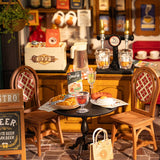 Rolife Tipsy Restaurant Bausatz mit 297 Teilen aus Holz, Papier und Kunststoff