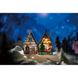 Kamin, Strümpfe und Geschenke im Rolife Weihnachtshaus
