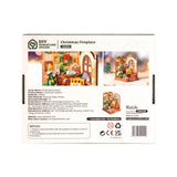 Rolife DS041 Weihnachtskamin als Geschenkidee zu Weihnachten, 7 × 7 × 9,5 cm