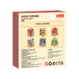 Pawfect Pet Shop Bausatz ohne Kleber, Holzplatten und fertiges Modell