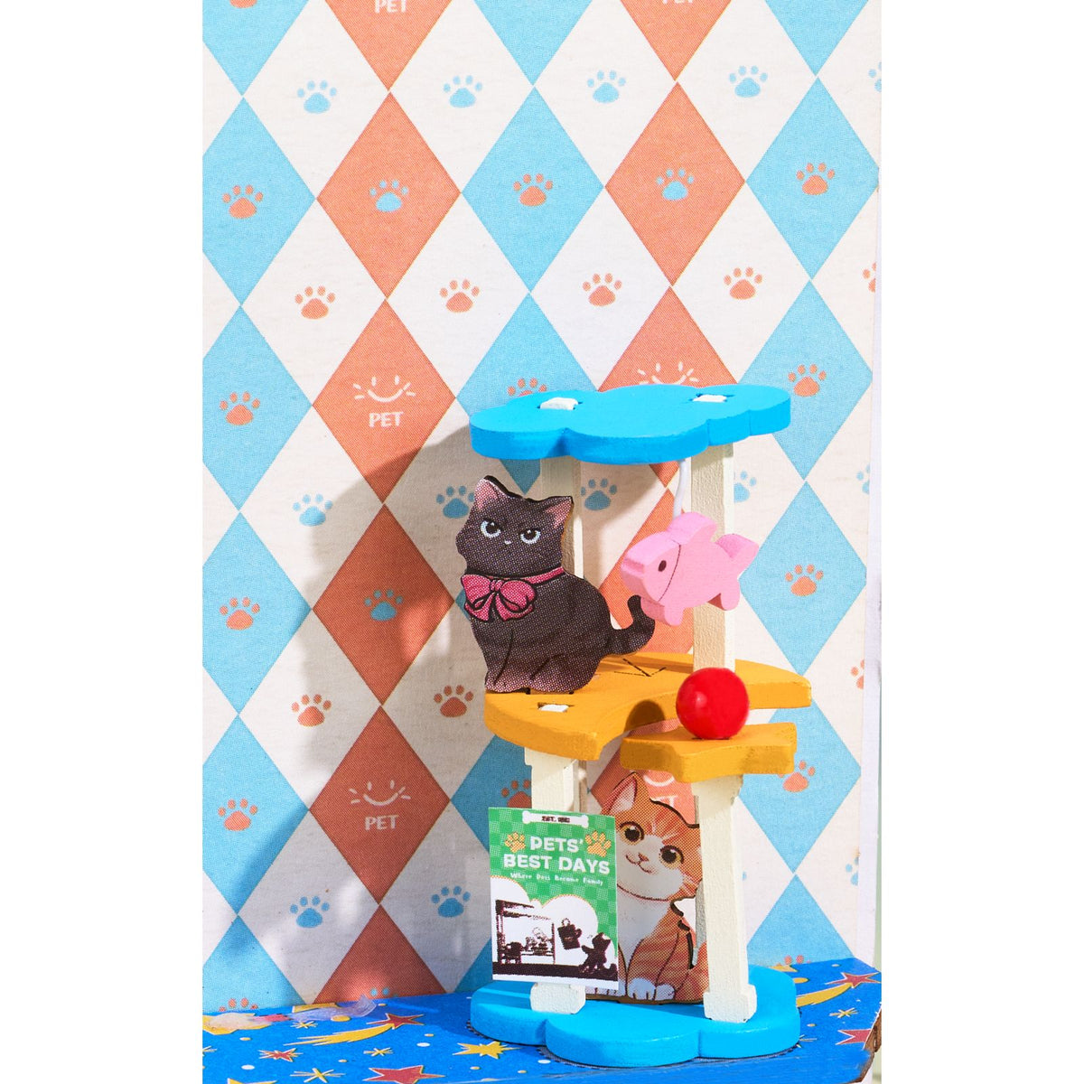 Rolife Pawfect Pet Shop DS045 aus 76 Holzteilen im Snapfit-System