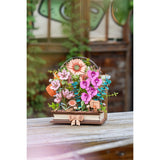 DIY Blumenstrauß aus Holz mit Rosen, Gerbera und Tulpen von Rolife