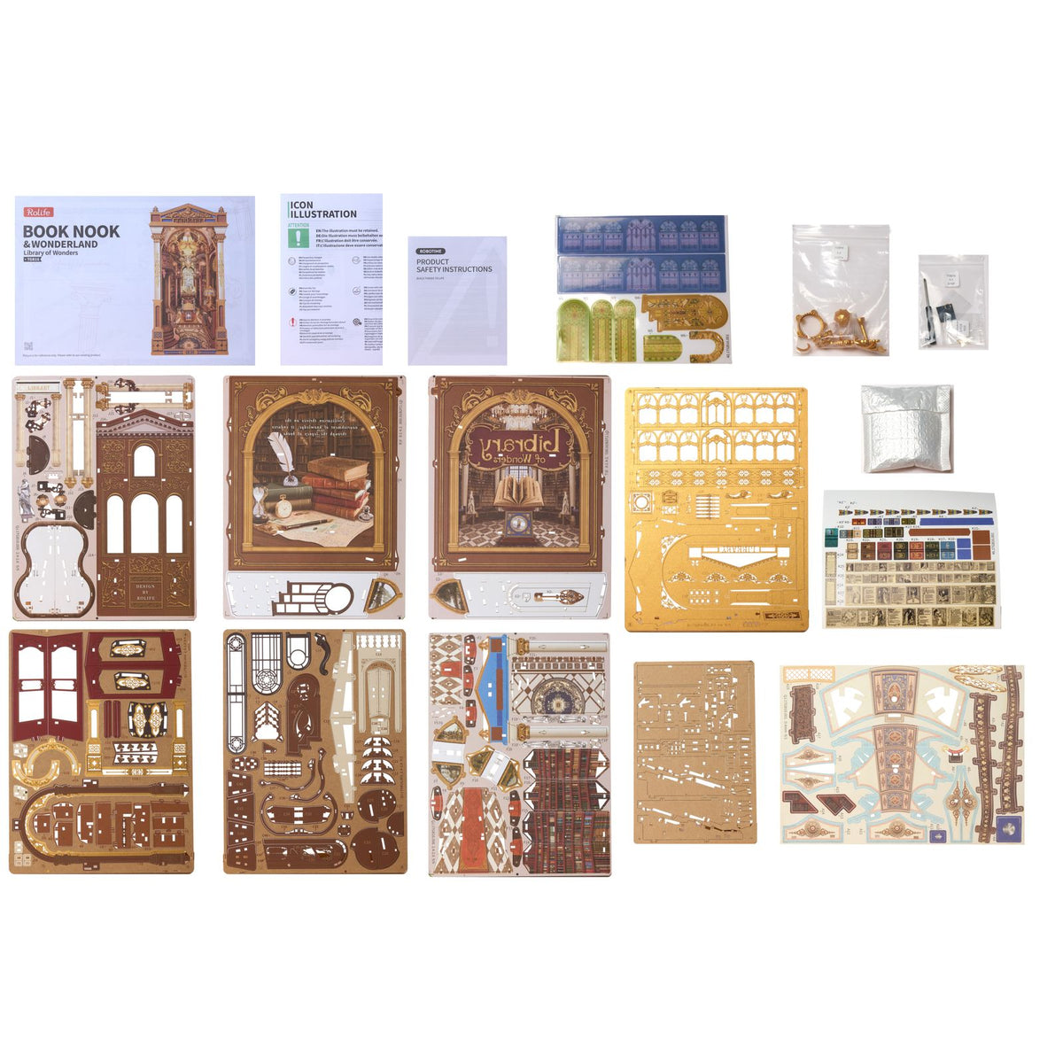 Rolife Miniatur Bausatz Library of Wonders als Geschenk für Bücherfreunde