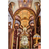 Lasergeschnittene Holzteile des Rolife Library of Wonders Book Nook TGB16