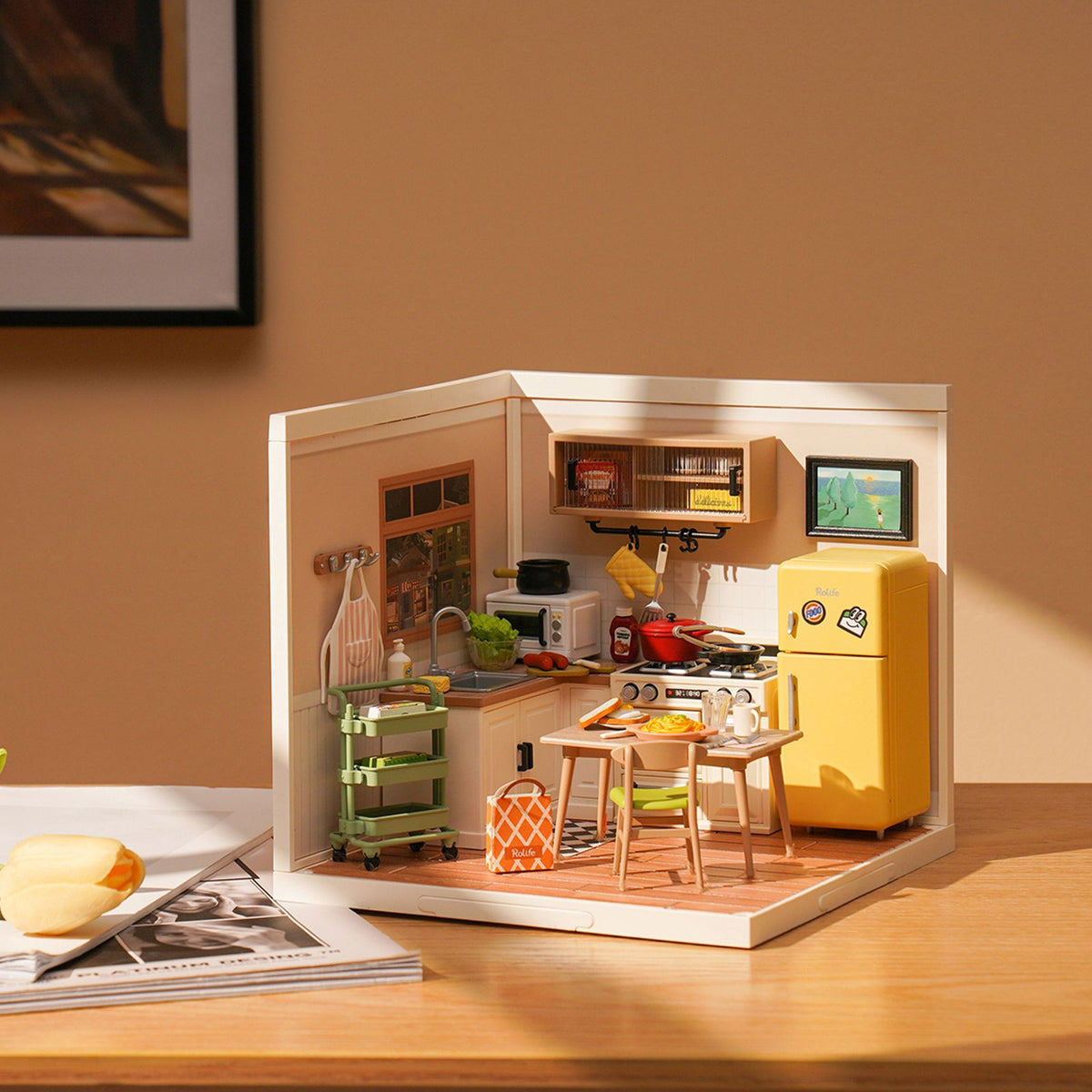 Rolife Happy Meals Kitchen als Geschenk-Idee für Bastelfreunde und Sammler