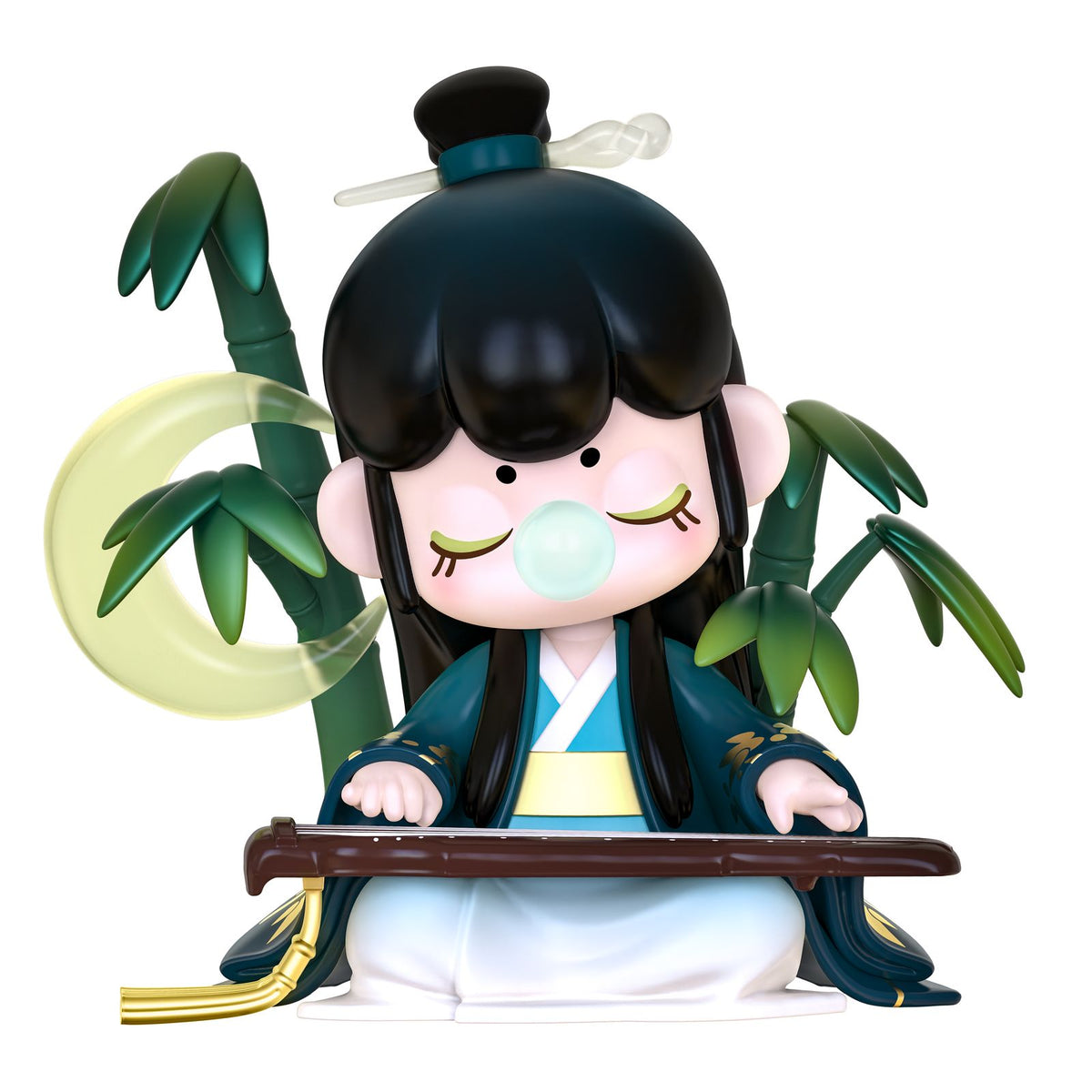 Rolife Nanci Blind Box Figur Chinese Poetry ZKXX – Sammelfigur mit Mond, Tasse und Krug