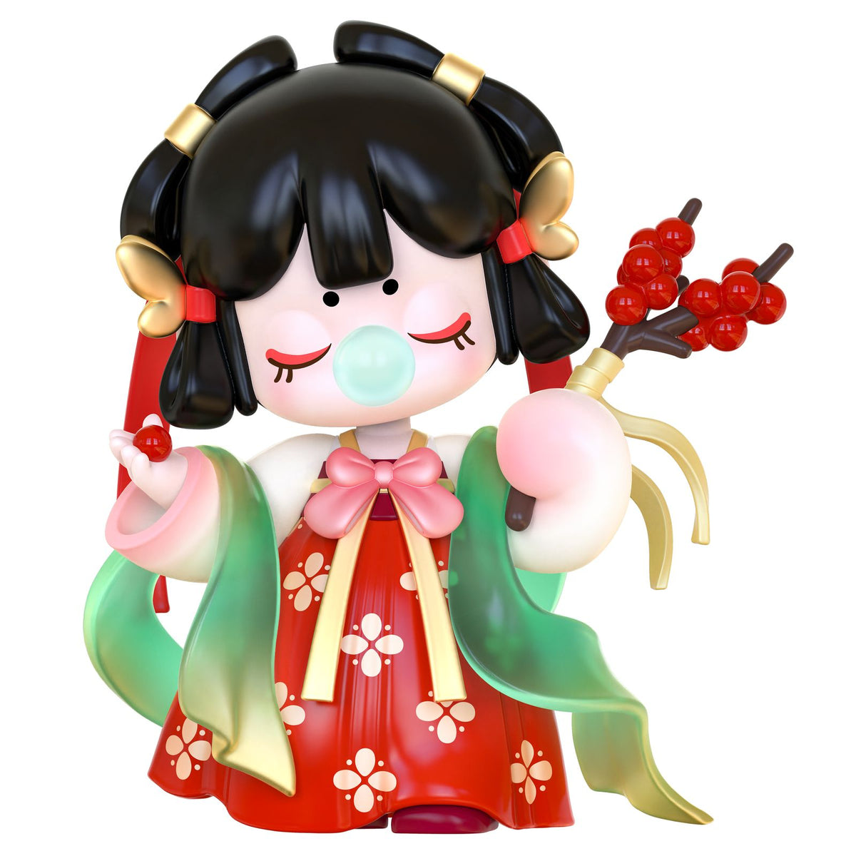 Nanci Blind Box Figur als Deko im Regal – Rolife Sammelfiguren Chinese Poetry