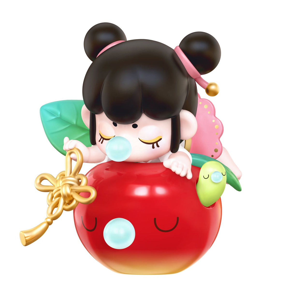 Blind Box Figuren Nanci Get Rich mit transparentem Sparschwein und Münzen