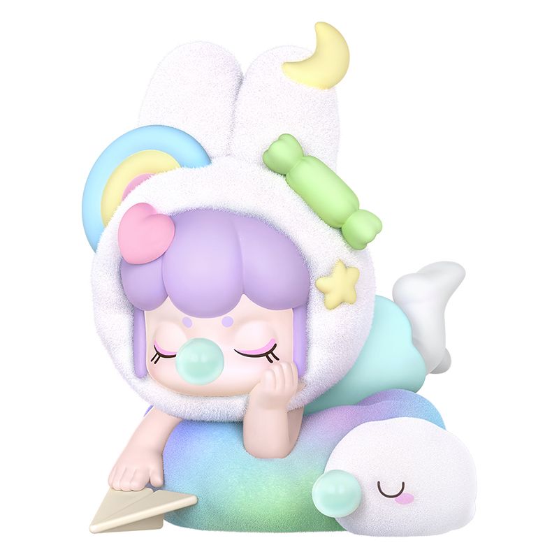 Rolife Nanci Sweet Time Serie: Blind Box Figuren als Sammlung aufgestellt