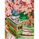 Sakura Dreamy Tour 3D Holzpuzzle für Erwachsene: 283 Holzelemente aus vorgeschnittenen Platten