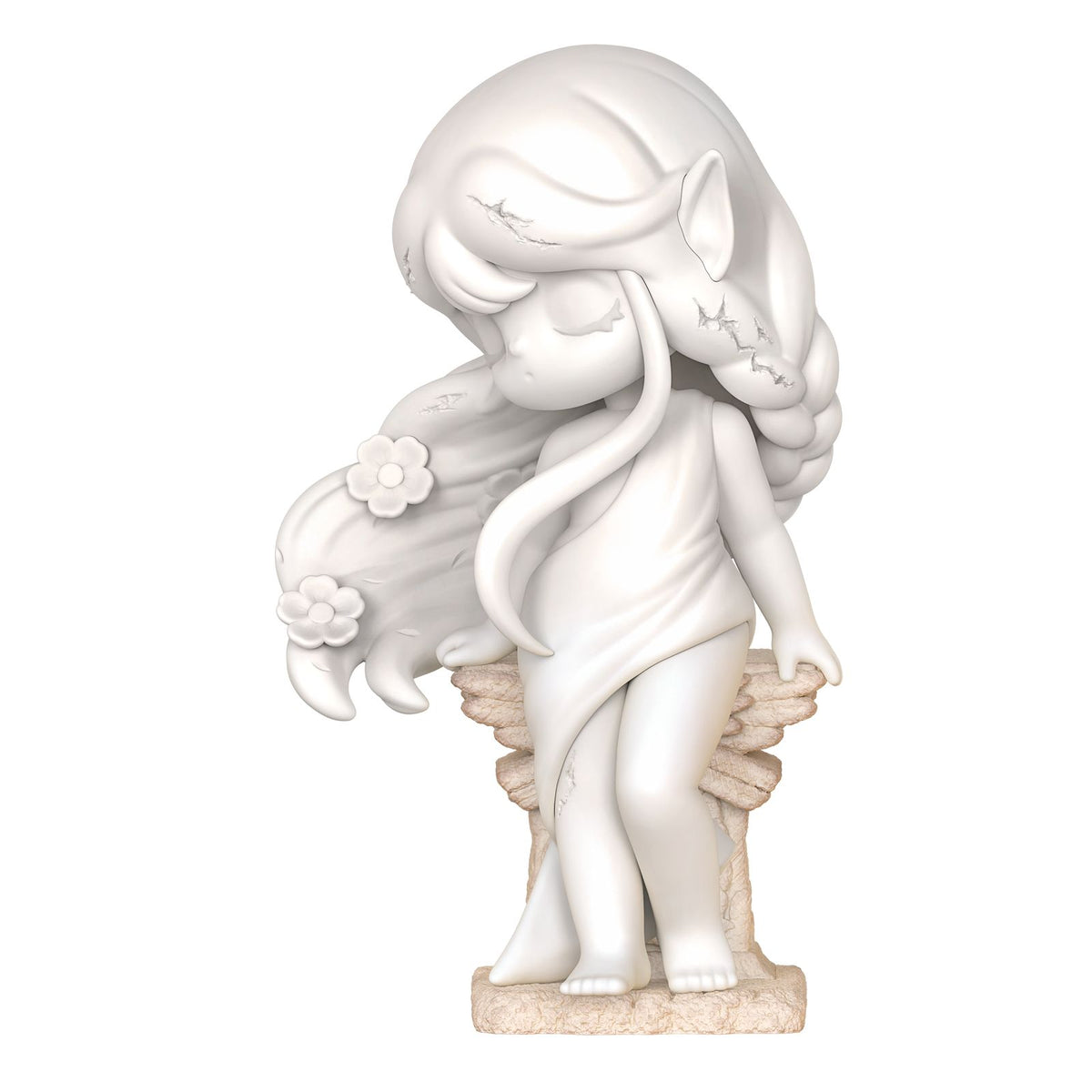 Fallende-Schwan-Suri mit transparenter Krone, Blind Box Figuren Serie